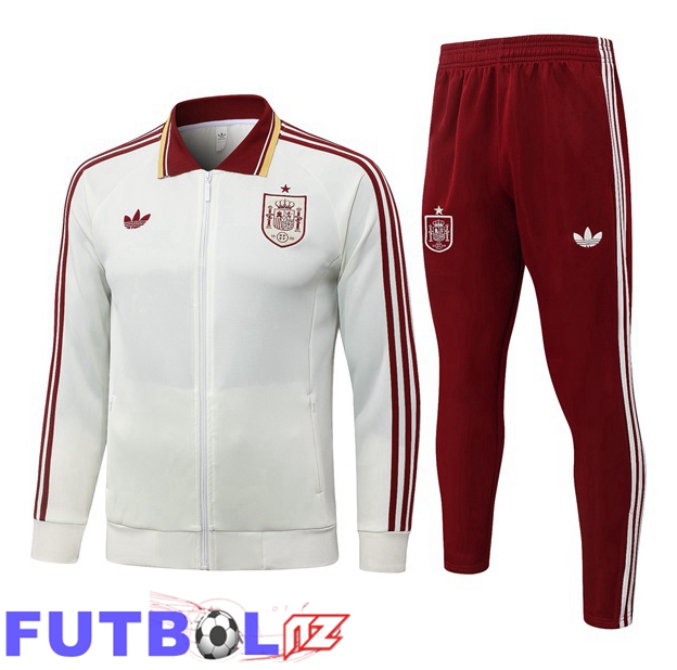 Chandal Equipos De Futbol - Chaqueta España Blanco 2026/2027
