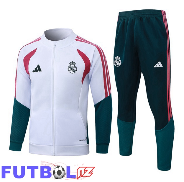 Chandal Equipos De Futbol - Chaqueta Real Madrid Blanco 2026/2027