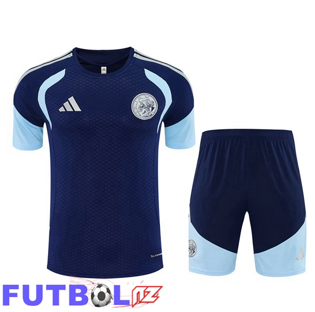 Camiseta Entrenamiento AFC Ajax + Cortos Azul Real 2026/2027