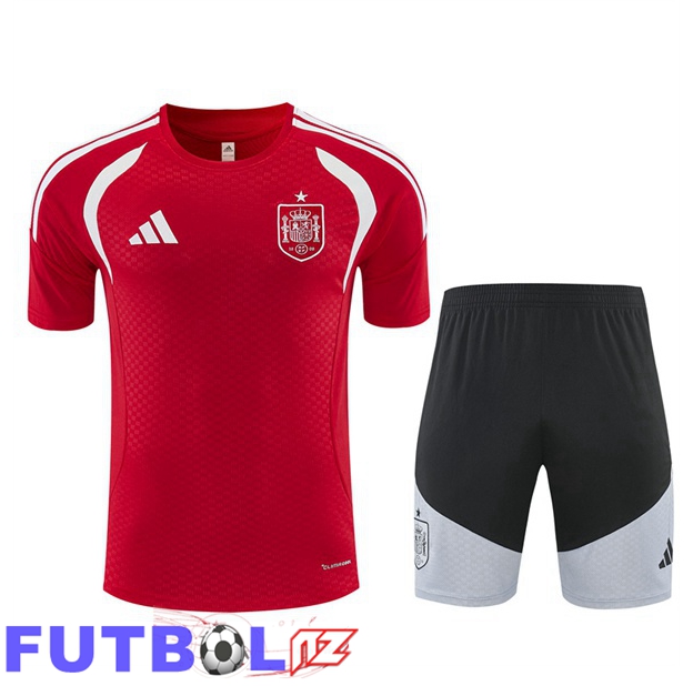 Camiseta Entrenamiento España + Cortos Rojo 2026/2027