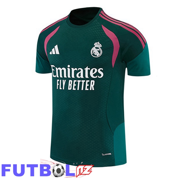 Camiseta Entrenamiento Real Madrid Verde Azul 2026/2027