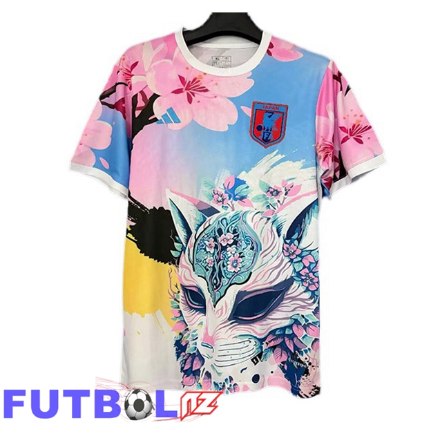 Camisetas De Futbol Japón Edición Especial Rosado Blanco Copa del Mundo 2026