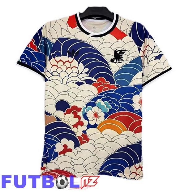 Camisetas De Futbol Japón Edición Especial Azul Blanco Copa del Mundo 2026