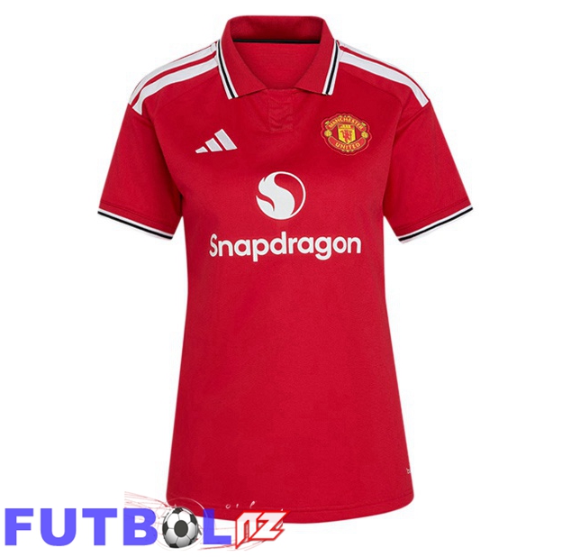 Camisetas De Futbol Manchester United Mujer Primera Rojo 2026/2027