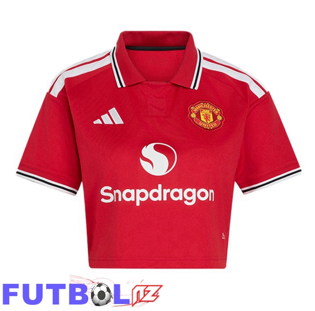 Camisetas De Futbol Manchester United Court Mujer Primera Rojo 2026/2027