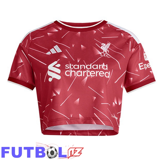 Camisetas De Futbol FC Liverpool Court Mujer Primera Rojo 2026/2027