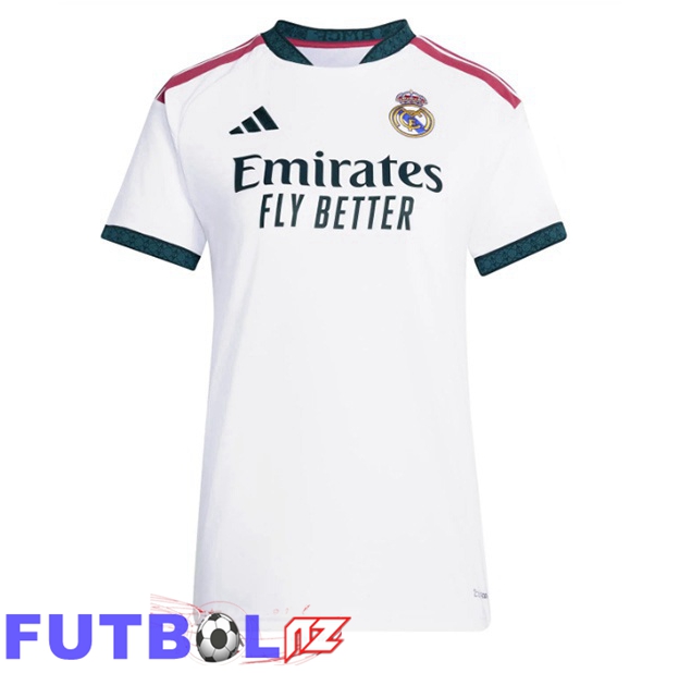 Camisetas De Futbol Real Madrid Mujer Primera Blanco 2026/2027