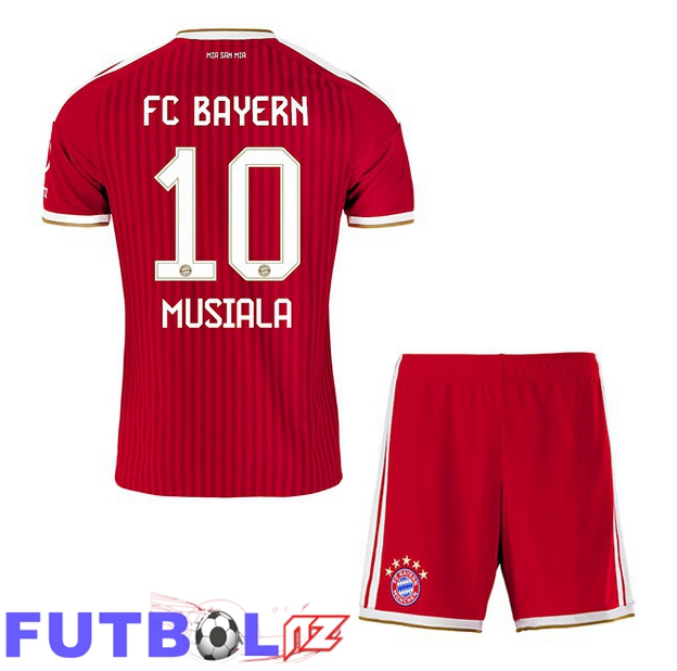 Camisetas De Futbol Bayern Munich (Musiala 10) Ninos Primera Rojo 2026/2027