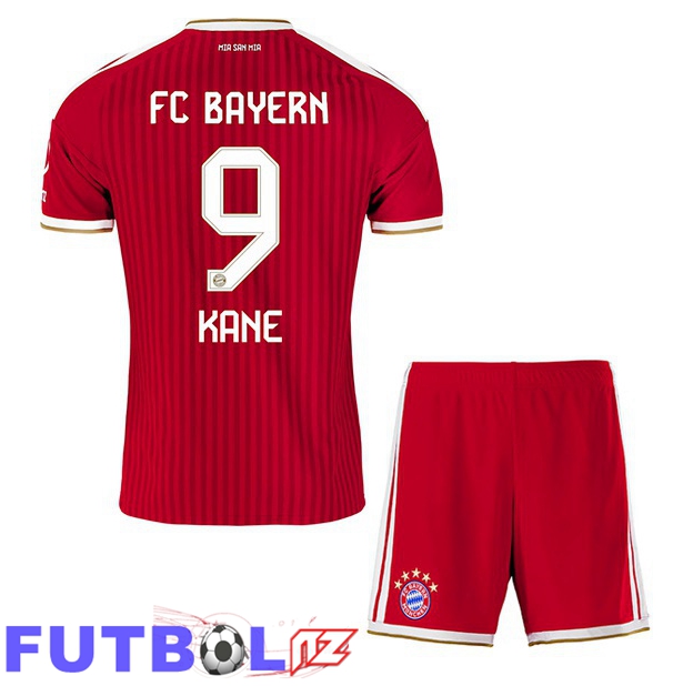 Camisetas De Futbol Bayern Munich (Kane 9) Ninos Primera Rojo 2026/2027