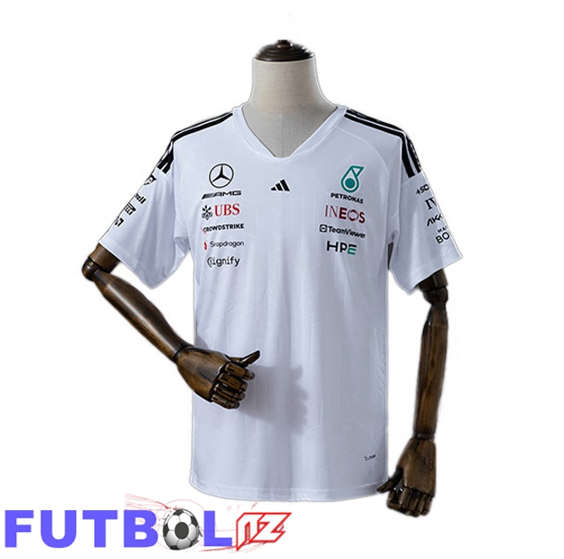 Camiseta Formule 1 Mercedes-AMG Blanco 2025/2026