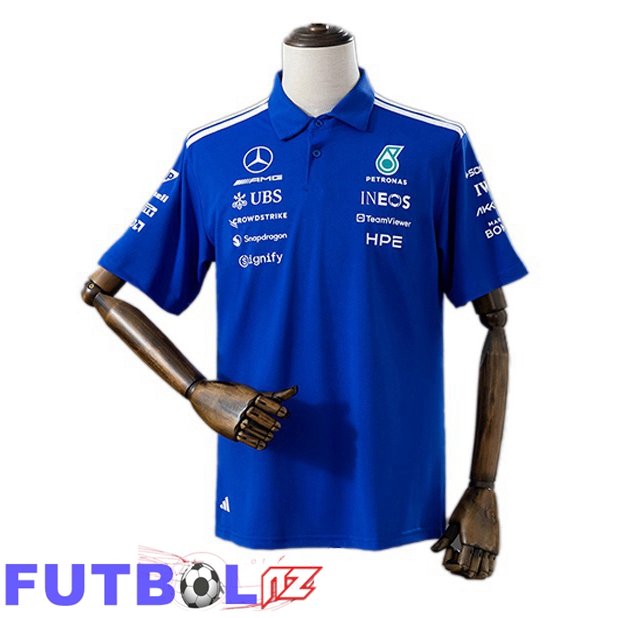Polo Formule 1 Mercedes-AMG Azul 2025/2026
