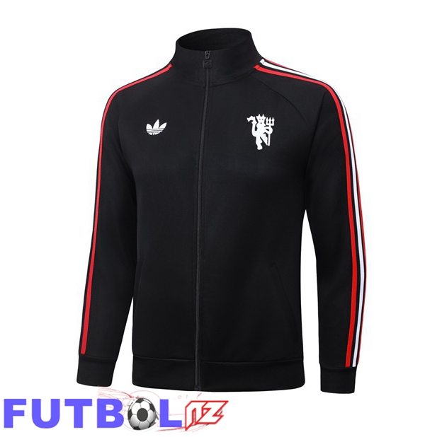 Chaquetas Futbol Manchester United Negro 2026/2027