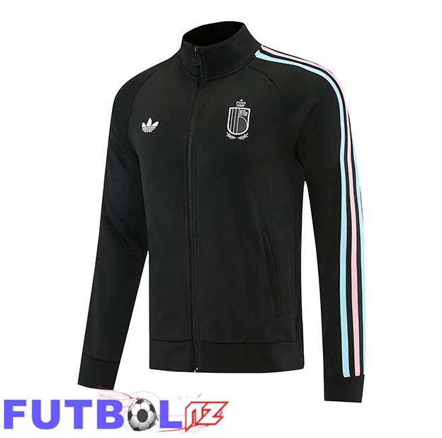 Chaquetas Futbol Bélgica Negro 2026/2027