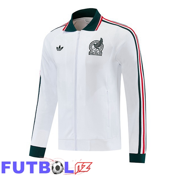 Chaquetas Futbol México Blanco 2026/2027
