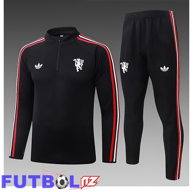Chandal Equipos De Futbol Manchester United Ninos Negro 2026/2027