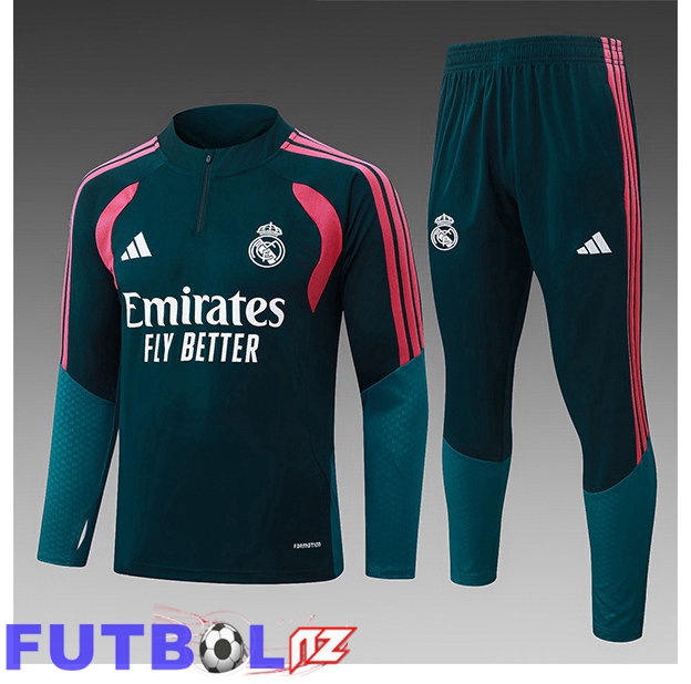 Chandal Equipos De Futbol Real Madrid Ninos Verde 2026/2027