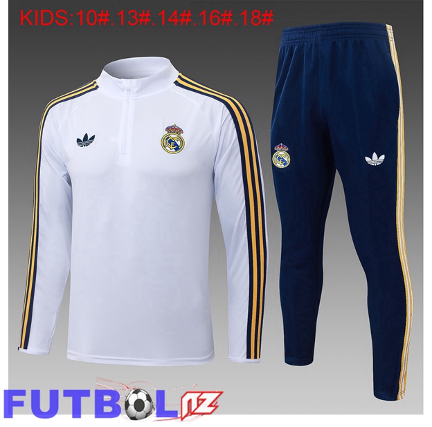 Chandal Equipos De Futbol Real Madrid Ninos Blanco 2026/2027