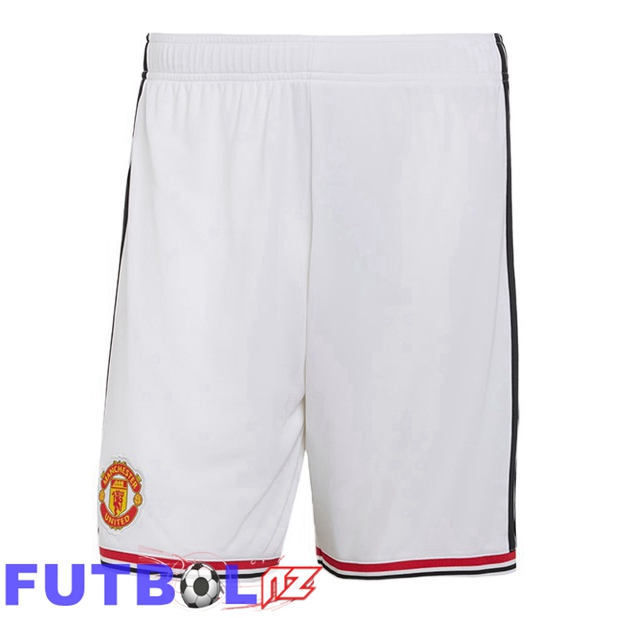 Cortos de Futbol Manchester United Primera Blanco 2026/2027