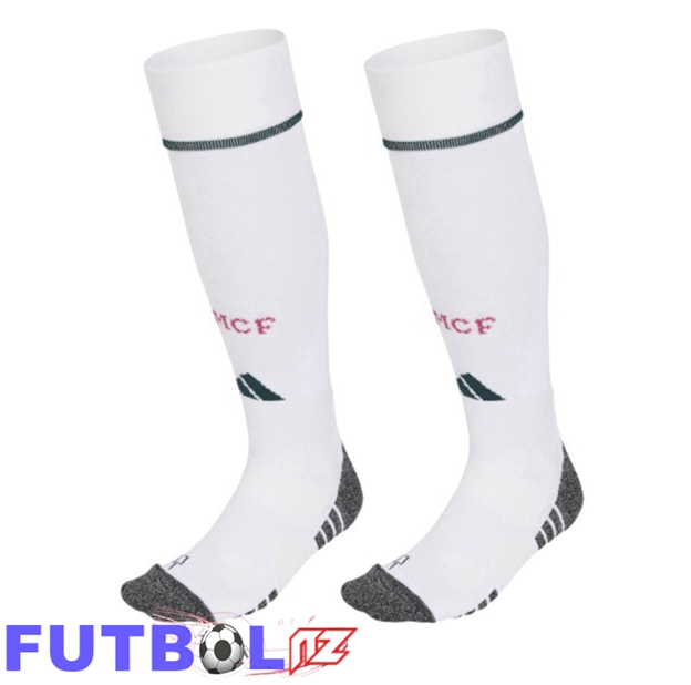 Calcetines De Futbol Real Madrid Primera Blanco 2026/2027