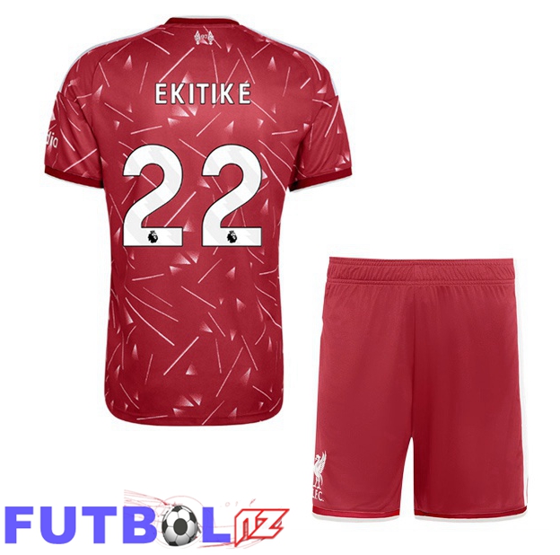 Camisetas De Futbol FC Liverpool (EKITIKE 22) Ninos Primera Rojo 2026/2027