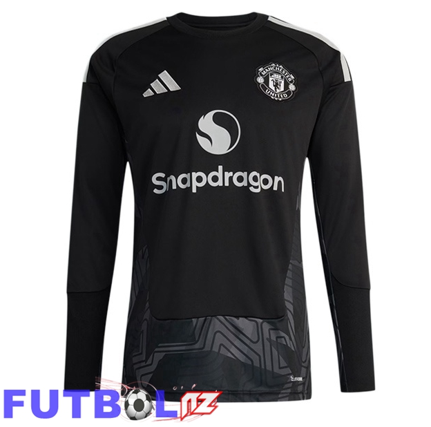 Camisetas De Futbol Manchester United Portero Manga Larga Negro 2026/2027