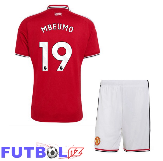 Camisetas De Futbol Manchester United (MBEUMO 19) Ninos Primera Rojo 2026/2027