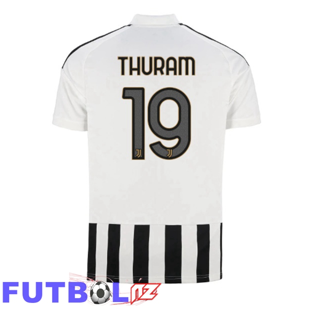 Camisetas De Futbol Juventus (THURAM 19) Primera Negro Blanco 2026/2027