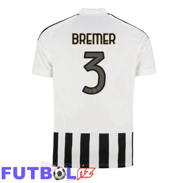 Camisetas De Futbol Juventus (BREMER 3) Primera Negro Blanco 2026/2027