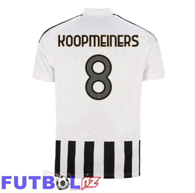 Camisetas De Futbol Juventus (KOOPMEINERS 8) Primera Negro Blanco 2026/2027
