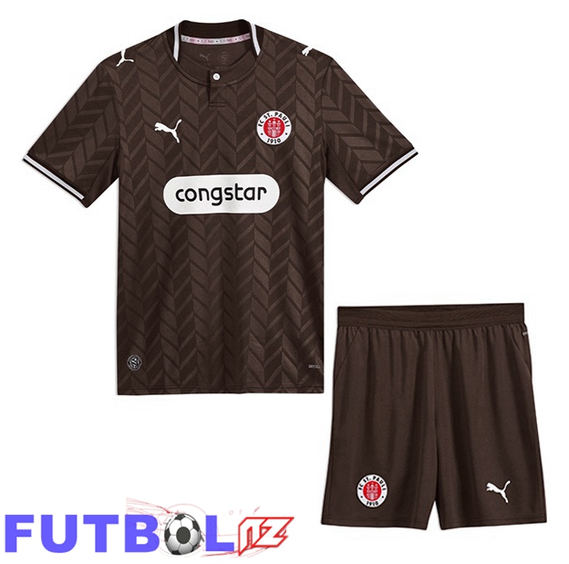Camisetas De Futbol FC St. Pauli Ninos Primera Marrón 2026/2027