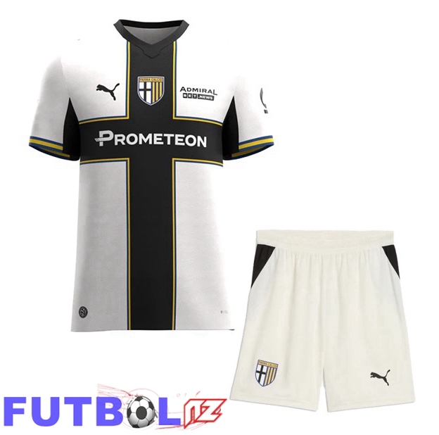 Camisetas De Futbol Parma Calcio Ninos Primera Blanco Negro 2026/2027