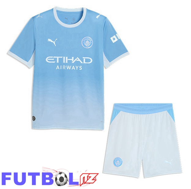 Camisetas De Futbol Manchester City Ninos Primera Azul 2026/2027
