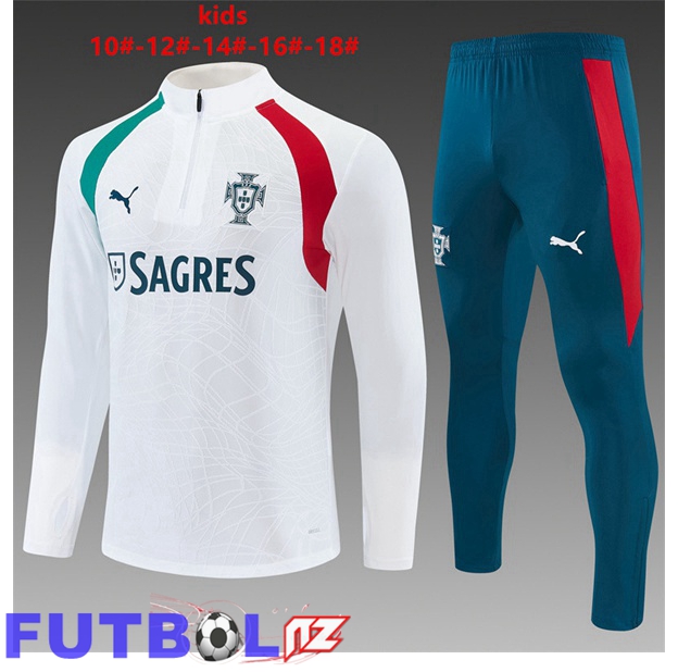 Chandal Equipos De Futbol Portugal Ninos Blanco 2026/2027