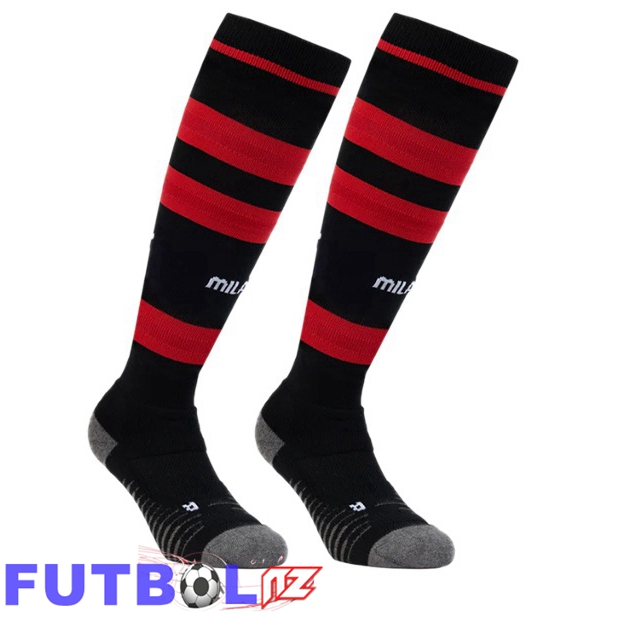 Calcetines De Futbol AC Milan Primera Rojo Negro 2026/2027
