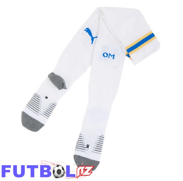 Calcetines De Futbol Marsella OM Primera Blanco 2026/2027