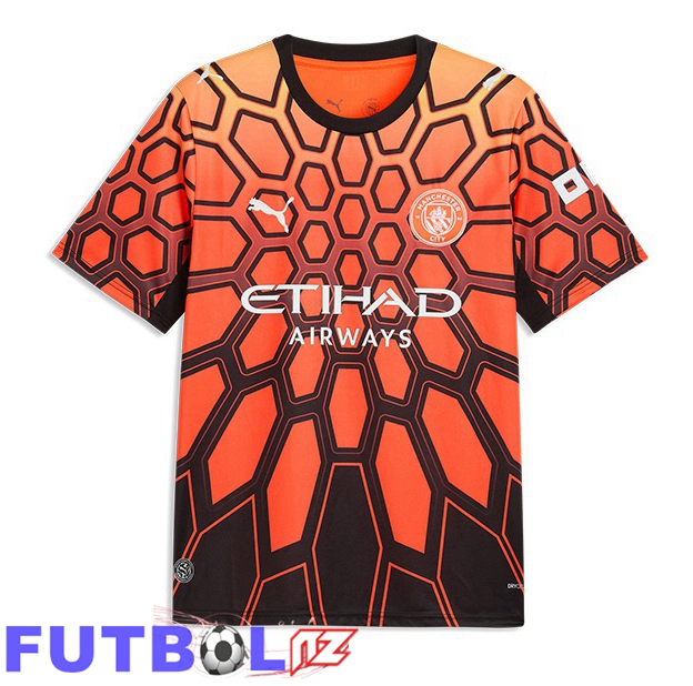 Camisetas De Futbol Manchester City Portero Naranja 2026/2027