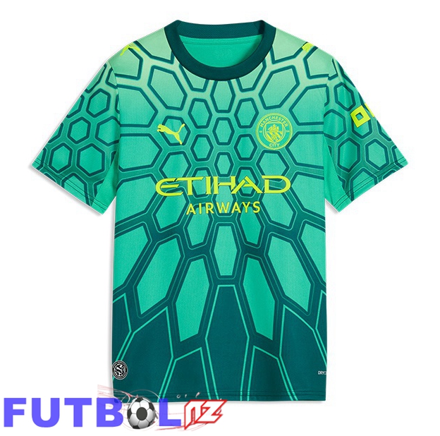 Camisetas De Futbol Manchester City Portero Verde 2026/2027