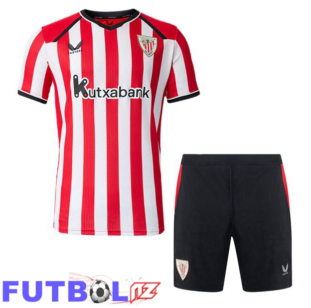 Camisetas De Futbol Athletic Club Ninos Primera Rojo Blanco 2026/2027