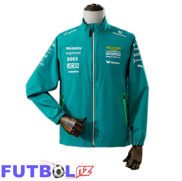 Chaqueta Formule Aston Martin Verde 2025/2026