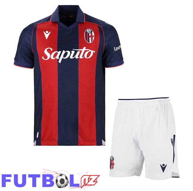 Camisetas De Futbol Bolonia Ninos Primera Rojo Azul Real 2026/2027