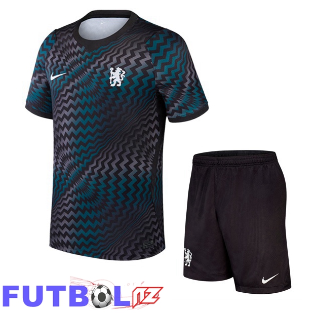 Camisetas De Futbol FC Chelsea Ninos Portero Negro 2026/2027