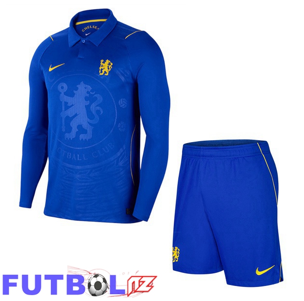 Camisetas De Futbol FC Chelsea Ninos Primera Manga Larga Azul 2026/2027