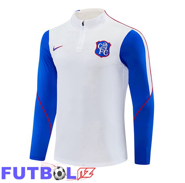 Sudadera De Entrenamiento FC Chelsea Blanco Azul 2026/2027