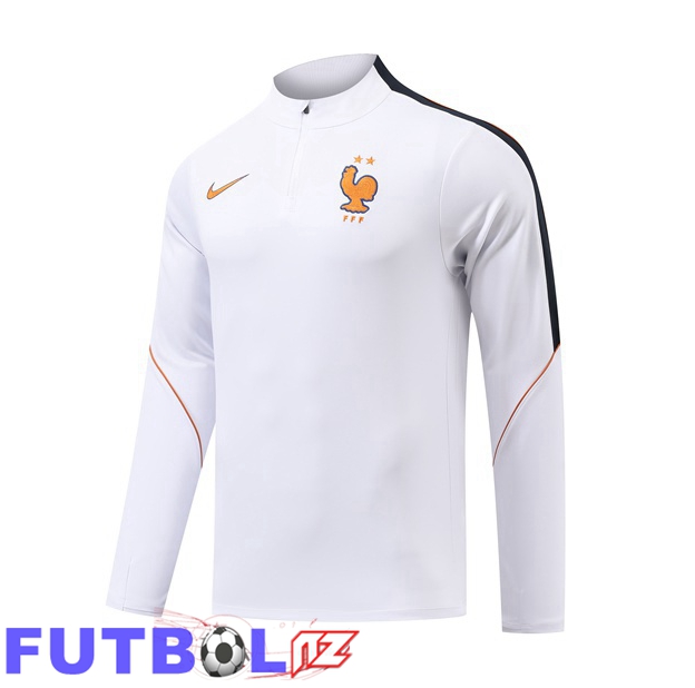 Sudadera De Entrenamiento Francia Blanco 2026/2027