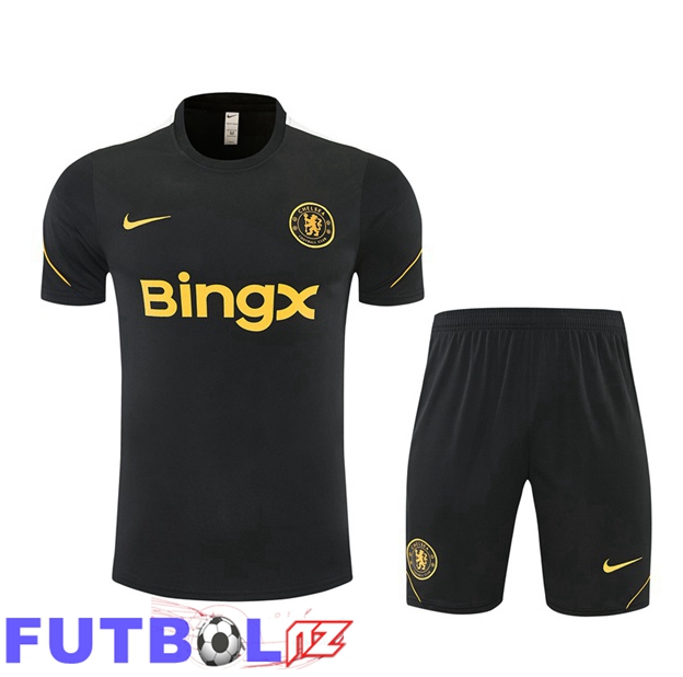 Camiseta Entrenamiento FC Chelsea + Cortos Negro 2026/2027