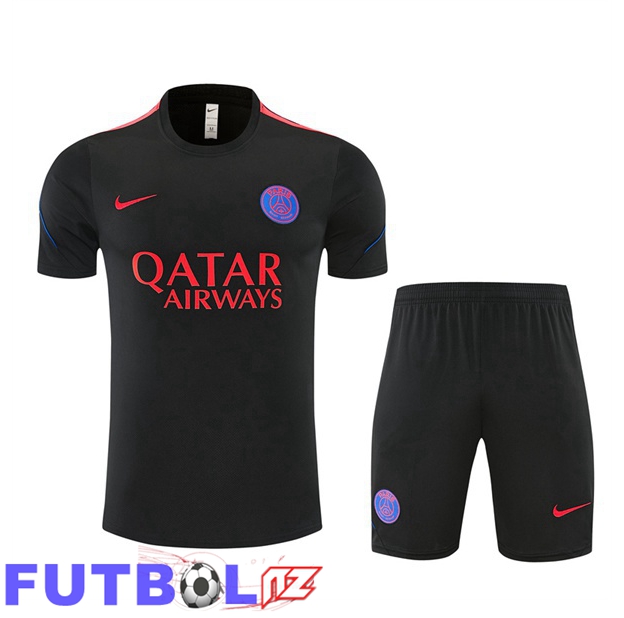 Camiseta Entrenamiento Paris PSG + Cortos Negro 2026/2027