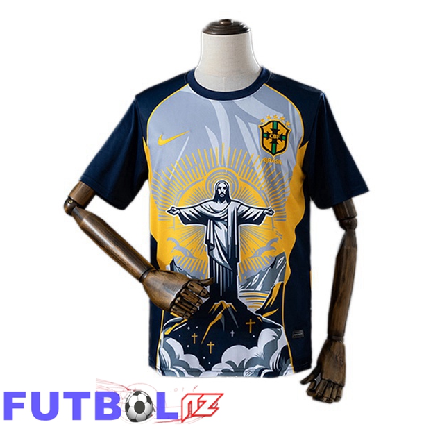 Camisetas De Futbol Brasil Edición Especial Amarillo Copa del Mundo 2026