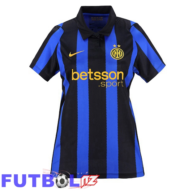 Camisetas De Futbol Inter Milan Mujer Primera Azul Negro 2026/2027
