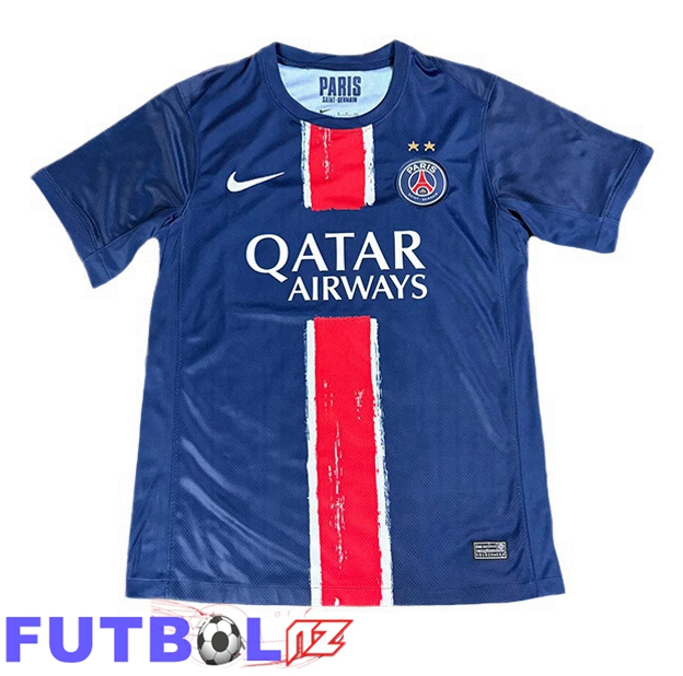 2 Estrellas Camisetas De Futbol Paris PSG Primera Azul Real 2024/2025