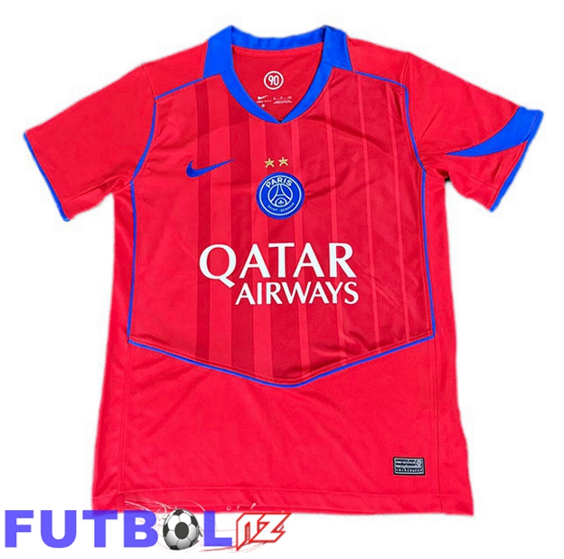 2 Estrellas Camisetas De Futbol Paris PSG Tercera Rojo 2025/2026